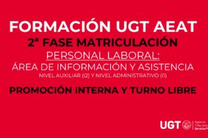 ¡Prepara tu oposición en la Agencia Tributaria con UGT Servicios Públicos!