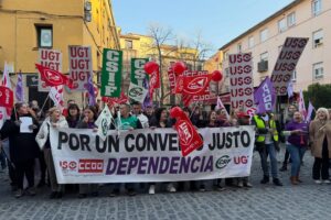 Los sindicatos instan a los grupos parlamentarios y al Gobierno de La Rioja a posicionarse a favor de la huelga por un convenio de residencias justo