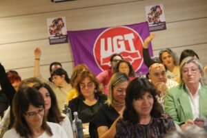 UGT Servicios Públicos La Rioja celebra una jornada que aborda el protocolo de acoso sexual y por razón de sexo con 50 personas delegadas