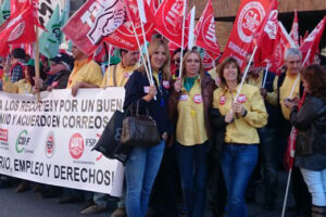 UGT y el resto de sindicatos del servicio postal en La Rioja convocan mañana una concentración en contra de los recortes en Correos y la falta de negociación del Convenio Colectivo