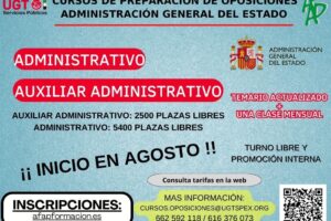 Preparación de oposiciones | Administración General del Estado | Administrativo y Auxiliar Administrativo