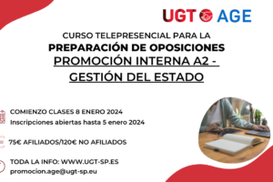 Curso telepresencial para la preparación de oposiciones: Promoción Interna A2 – Gestión del Estado