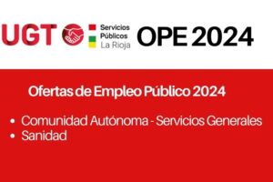 Oferta de Empleo Público en La Rioja | 2024 | Comunidad Autónoma y SERIS