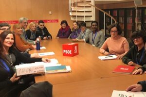 FeSP-UGT La Rioja participa en una reunión con la Portavoz del PSOE en el Congreso