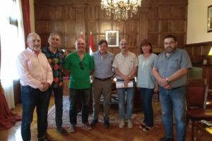 El nuevo delegado del Gobierno de La Rioja recibe a los representantes de UGT, CCOO y CSIF de la AGE