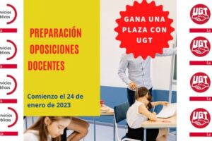 UGT-SP La Rioja ofrece en 2023 preparación de oposiciones para docentes