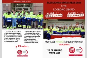 Elecciones sindicales UTE Logroño Limpio 2023