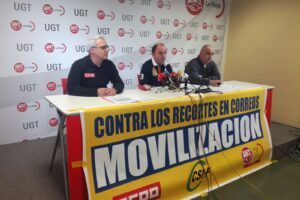 UGT, CCOO y CSIF anuncian movilizaciones en primavera contra el desmantelamiento de Correos