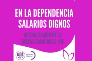 UGT traslada a la Consejería de Servicios Sociales y Gobernanza Pública la insoportable situación de precariedad que sufre la Dependencia