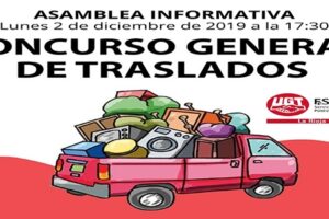 Asamblea informativa el 2 de diciembre para el Concurso general de traslados